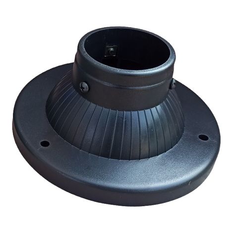 Base per Palo Ø 60 mm Ideal Star Colore Nero