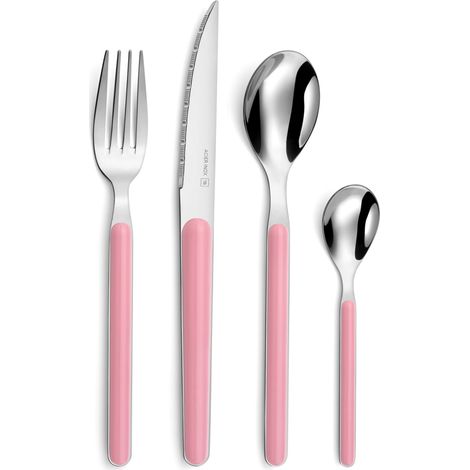 Tarrerias Bonjean - Chromatica ménagère 24 pièces rose