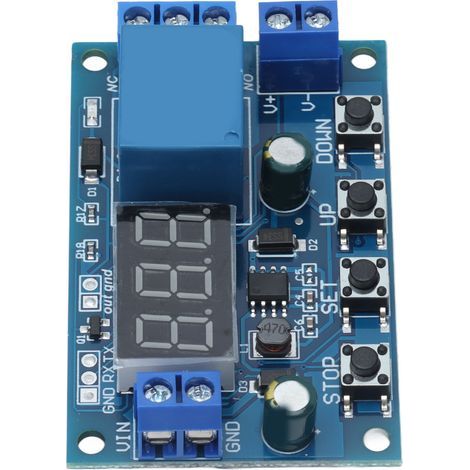 Module de charge et de décharge de batterie avec temporisation intégrée, carte de protection contre les sous-tensions et les surtensions (1/5)