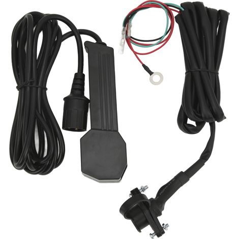 Télécommande de treuil portable 12 V avec câble de 2,7 m, électrique/manuelle, étanche, adaptée aux VTT/UTV (1/5)