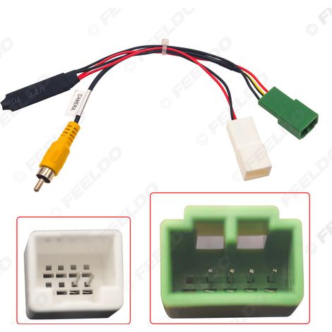 Adapter cable and power cord compatible with the Isuzu D-Max 12-18 reversing camera (1/5)