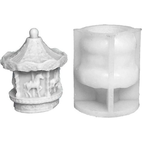 Moule à bougie réutilisable en silicone pour fabrication de bougies, moule pour résine époxy et moulage (1/5)