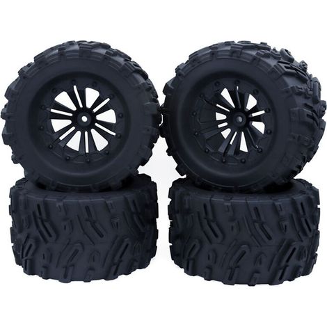 Juego de 4 llantas Beadlock de 125 mm (1.9) para coches RC Crawler 1/10 TRX4 RC-4WD D90 Axial SCX10 II III, D