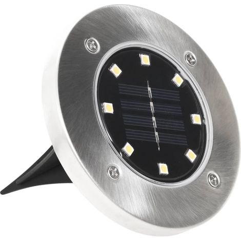 Maison Exclusive - Lampade Solari da Terra 8 pz Luci a LED Bianche (1/5)