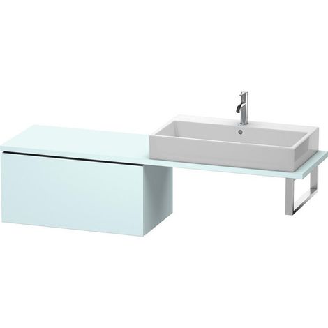 L-CUBE mobile consolle basso 400x820x477mm Azzurro opaco
