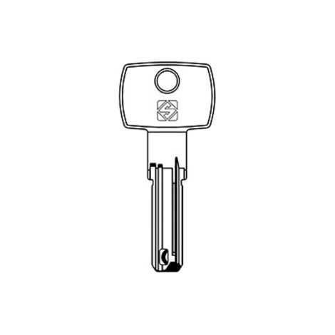 SILCA DM175 CHIAVE PUNZONATA OTTONE Q.TA 5