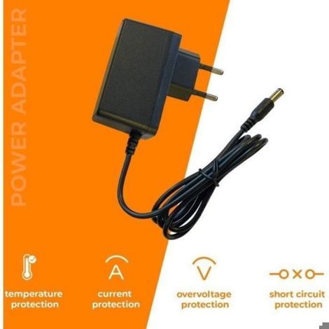 Chargeur adaptateur - 5V 2A haute qualité Câble 110 cm - TV Box Android - Noir (1/4)