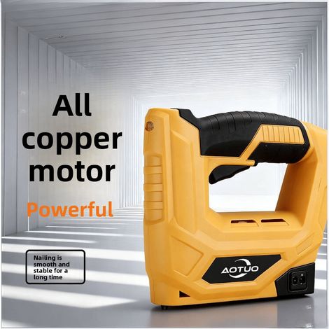 Agrafeuse électrique sans fil 3,6 V avec 1000 agrafes pour bricolage et travaux de bureau (1/5)