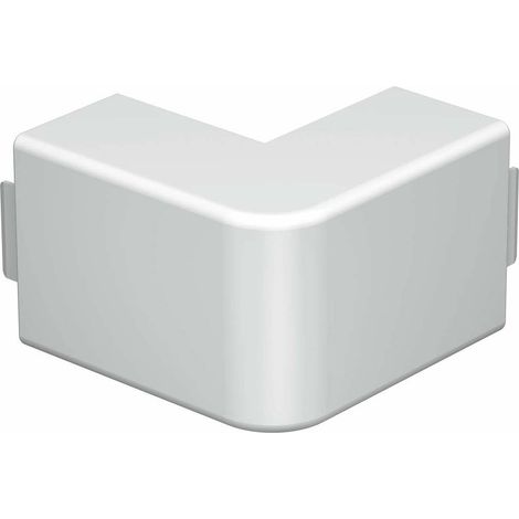 OBO Bettermann Capot d'angle extérieur sans halogène 40x60mm polycarbonate/acrylonitrile-butadiène-styrène blanc pur RAL 9010, 6175630 (1/2)