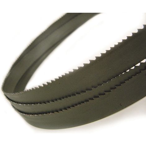 Lame de scie à ruban pour métal 2450x27x0,90 mm qualité M42 denture variable de 4/6 dents angle positif 7° MW-Tech 245027-4/6P