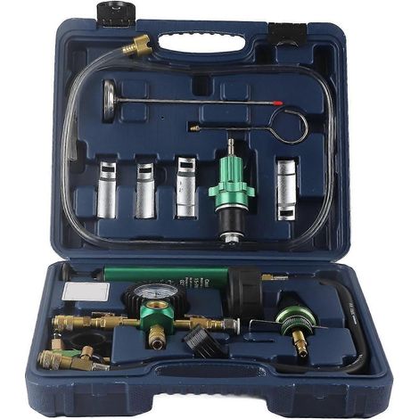 Kit de remplissage sous vide pour système de refroidissement, testeur de fuite de pression de radiateur, remplisseur d'antigel, compatible avec la plupart des véhicules. (1/5)