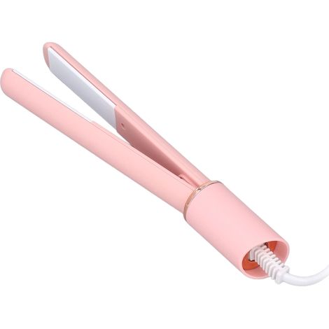 Lisseur et boucleur 2 en 1, chauffe rapide, prise UE 220V, idéal pour voyage (1/5)