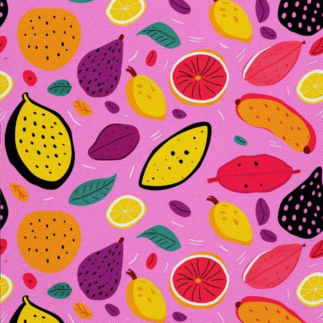 Tela decorativa para exteriores Oxford - Motivo frutal  DX6266 (1/5)