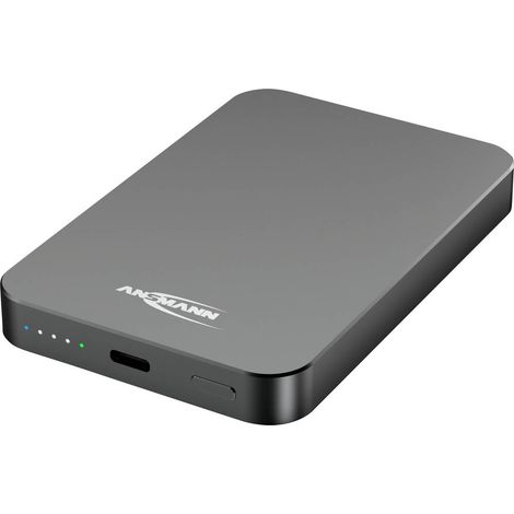 Ansmann PB115PD Power bank 5000 mAh Consegna di potenza, Ricarica senza fili Qi USB-C® (1/4)