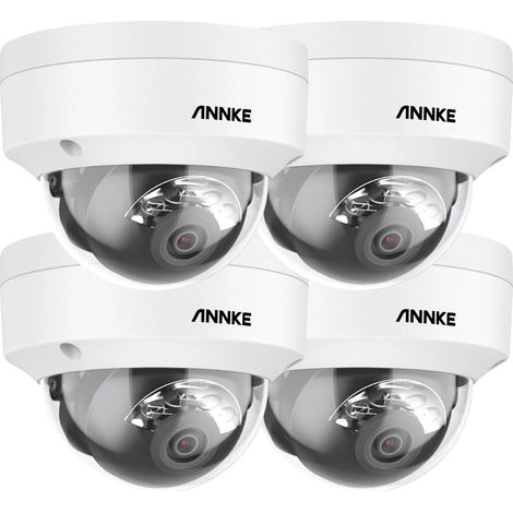 Cámara de seguridad, resolución de 12 MP, visión nocturna a color, paquete de 4 cámaras 91DG (1/2)