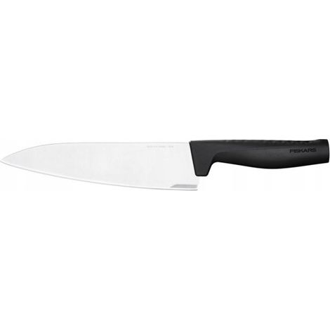 Cuchillo de chef Fiskars Hard Edge negro 20 cm
