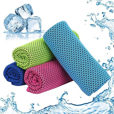 Serviette Rafraîchissante - Microfibre - Pour Activités Extérieures Yoga Golf Sport - 80 x 30 cm - 1 Pièce (1/5)