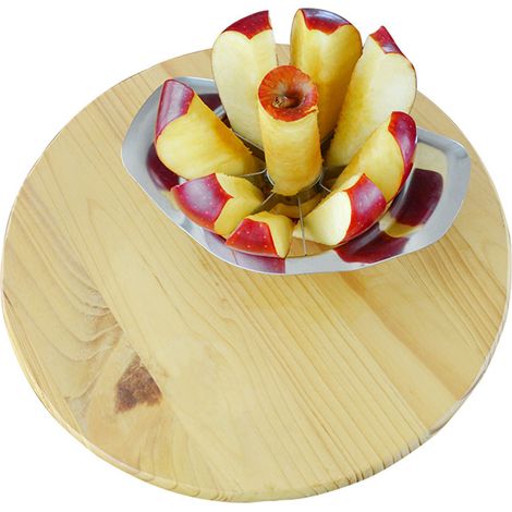 Obstschneider aus Edelstahl, Apfelschneider, 6-teiliger Apfelschneider, Mangoschäler, Fruchttrenner, Apfelhobel (1/5)