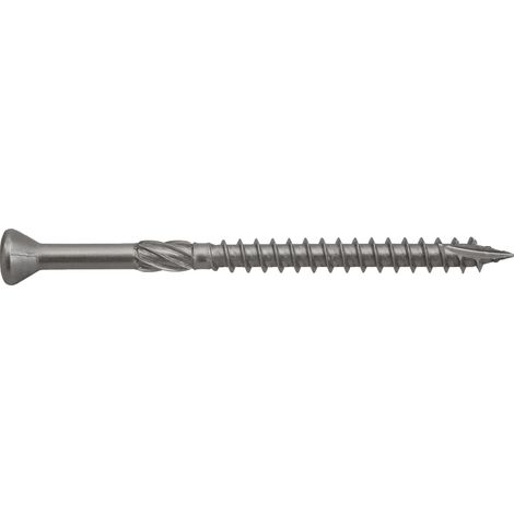 Vis Inox Terrasse A2 - SWG Conditionnement: Boite de 400 - Ø / Longueur: Ø 5,0 / 80 mm (1/4)