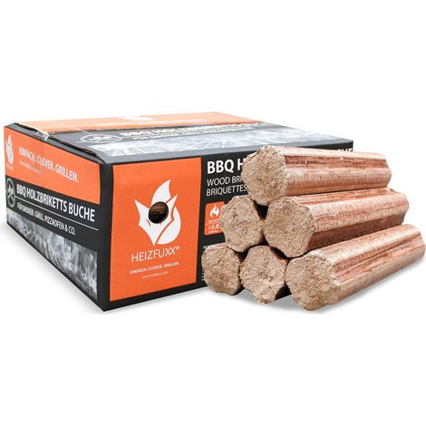 Heizfuxx BBQ-Buchenholzbriketts 18kg (1/4)