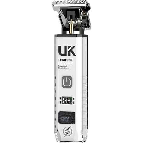 Tondeuse à cheveux automatique (blanche), rasoir électrique rechargeable (1/5)