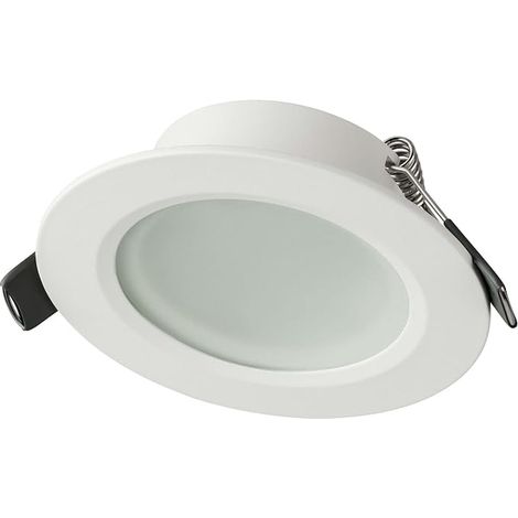 SEBSON Spot Encastrable avec Douille GU10 - Spot Salle de Bain IP44 - Trou de Montage ø70mm (min. 67mm, max. 83mm) - Plafonnier Encastré Ø90mm - Lot de 12 (1/4)