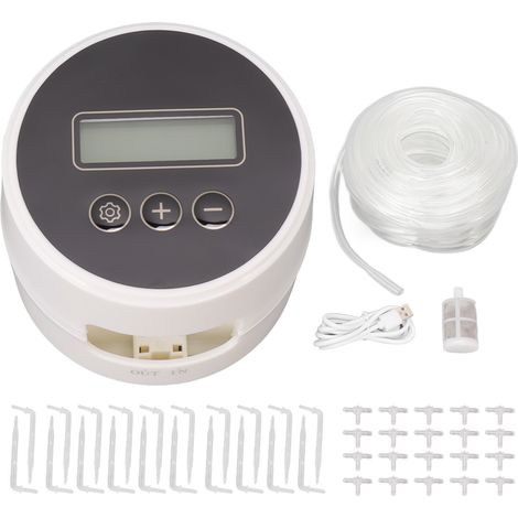 Système arrosage automatique – minuterie 6.4V 530mA – 15m 20 pots – jardin plantes pot