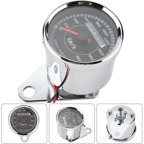 Universeller LED-Tachometer für Retro-Motorräder, digitaler Kilometerzähler, Kilometeranzeige, digitales Zifferblatt, Umbausatz (1/5)