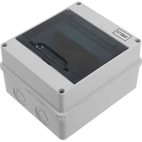 Boîte Électrique Ip65 6 Voies en Plastique Extérieure Étanche Couleur Installation Murale, Usage Domestique et Environnements Difficiles, Protection la Pluie Poussière Couleur Aléatoire (1/5)