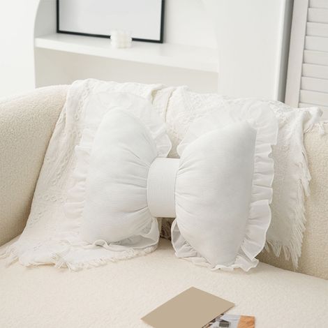 Coussin Forme Nœud - 32 x 40 cm - Rembourrage Coton - Pour Canapé Chambre Salon Voiture - 1 Pièce (1/5)