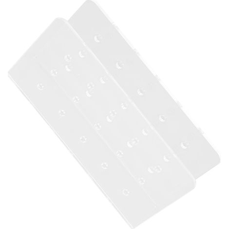 Présentoir à gâteaux rectangulaire à 2 étages avec trou, porte-sucettes portable en acrylique pour mariage ou anniversaire (1/5)