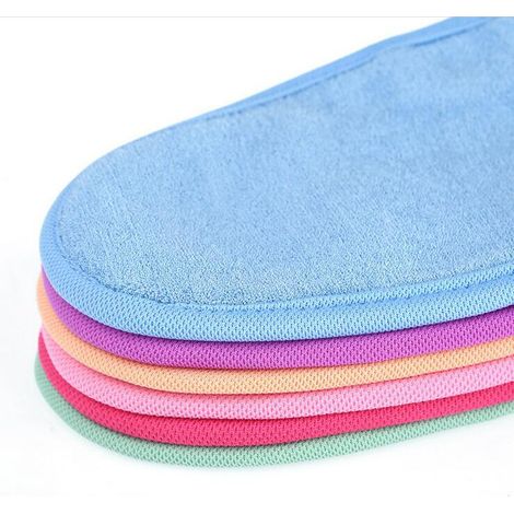 Gant De Bain - Gant Exfoliant En Fibre Végétale - Pour Visage Et Corps - Unisexe Adulte Enfant - 3 Pièces (1/5)