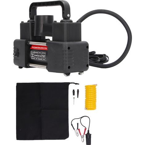 Gonfleur de pneus portable 12V avec affichage numérique et lumière. (1/5)