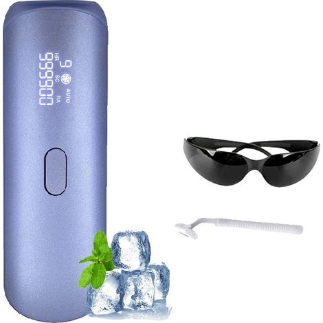 Appareil d'épilation au laser, 3 en 1, 9 niveaux d'énergie (1/2)