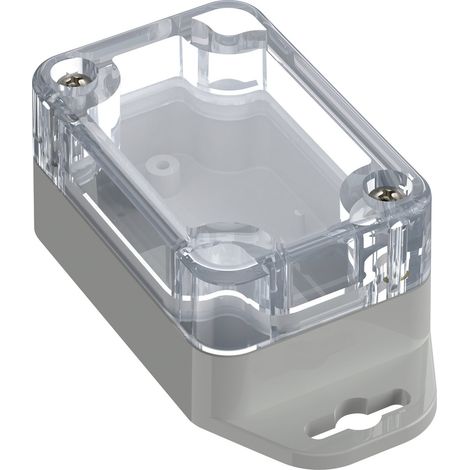 TRU COMPONENTS 6U07060403737 TC-13865204 Industrie-Gehäuse 87.8 x 40 x 30 ABS-PC Lichtgrau, Transp (1/2)