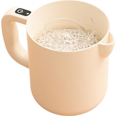 Fouet à œufs, bol mélangeur et passoire 2 en 1, mixeur automatique 1 litre, allié précieux en cuisine pour laver, fouetter, remuer et mélanger le riz, le lait et autres aliments. (1/5)