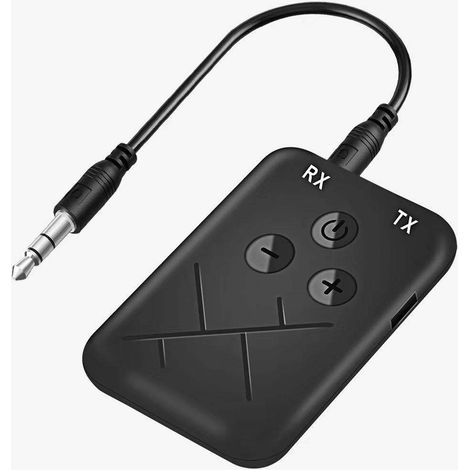 Émetteur-récepteur sans Fil Adaptateur Audio de Voiture 2 en 1 Adaptateur Bluetooth 4.2 RX-TX-10 avec contrôle du Volume (1/5)