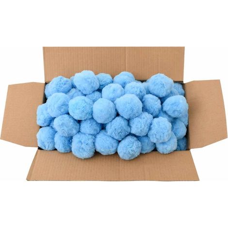 vidaXL Sfera Filtrante Antibatterica per Piscina Blu 700g