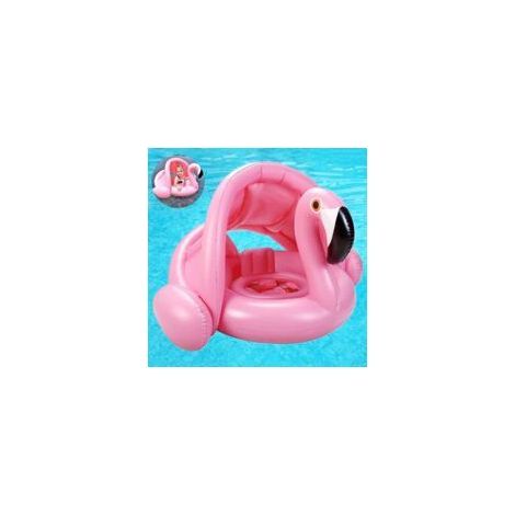 Aufblasbarer Flamingo-Schwimmring, aufblasbarer Baby-Schwimmring, Baby-Schwimmbecken mit Sonnenschutz, Babyschwimmer, Babyschwimmlehrer, aufblasbare Boje (1/5)