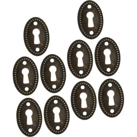 Operitacx Plaques d'insertion pour trou de serrure, 10 pièces (1/5)