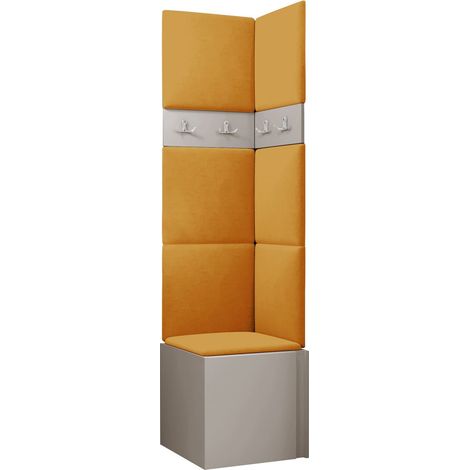 Conjunto para recibidor Pinis XXI, Manila 32, 186x42x46cm, Tapiz, Aglomerado laminado, Colocada, Montada en la pared
