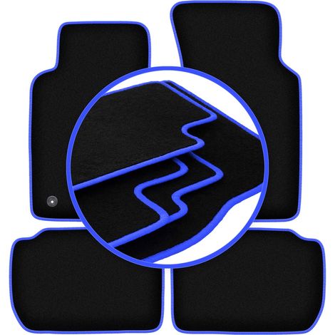Tapis de sol Carlux bleus pour : Ford Sierra break, berline, liftback (1982-1993) (1/5)
