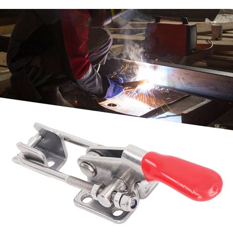 Collier de serrage rapide en acier inoxydable GH-40323-SS-WDC, type à loquet, verrouillage rapide (1/5)