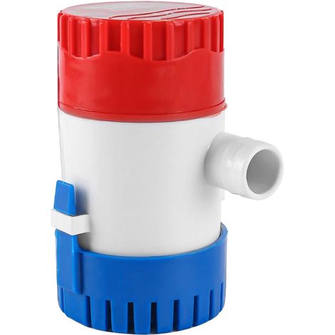 Pompe de cale 12 V 500 GPH CC, Interrupteur Semi-Automatique, Mini Pompe à eaux usées Marine électrique, Haut débit, Conception compacte pour Bateau (1/5)
