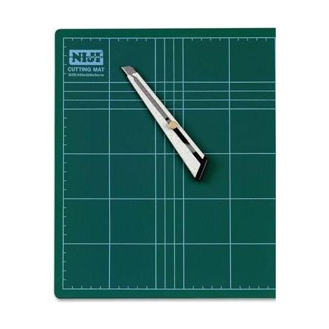 NIJI Piano Lavoro Antitaglio 45x30 cm Verde Autorichiudente per Tagli di Precisione