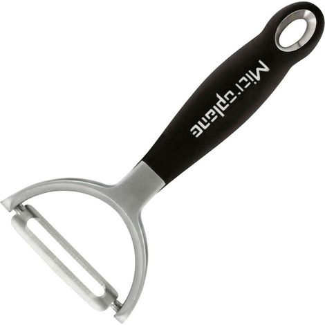 Fackelmann Ergonomischer Gemüseschäler schwarz Design Y