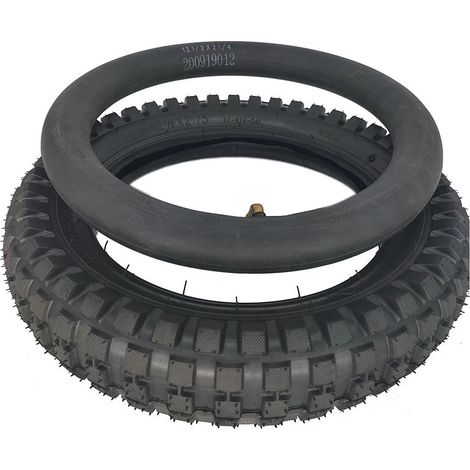Pneu 12 1/2 x 2,75 pour mini-moto 49 cm³, intérieur et extérieur, compatible avec scooters MX350 et MX400 (1/5)