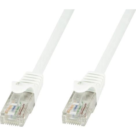 Techly Professional Cavo di rete Patch in CCA Cat.6 Bianco UTP 3m (1/5)