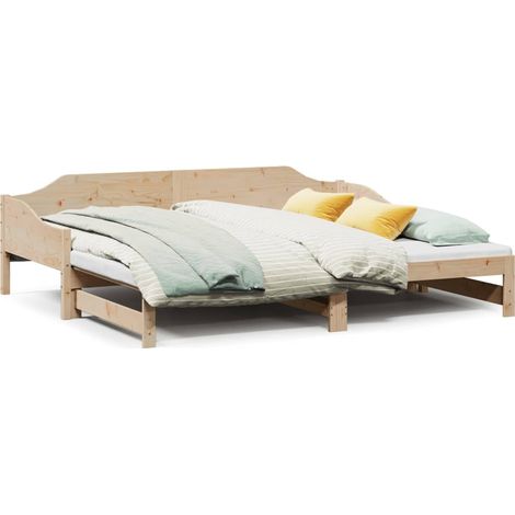 Maison Exclusive - Divano Letto con Letto Estraibile 90x200cm Legno Massello Pino
