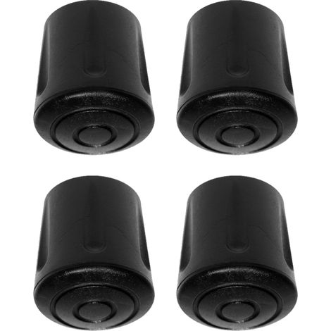 cyclingcolors 4x piedini gomma per mobili Pavimento Scivola Tappo tubo tondo Arredamento divano poltrona tavolo sedia (25 mm)